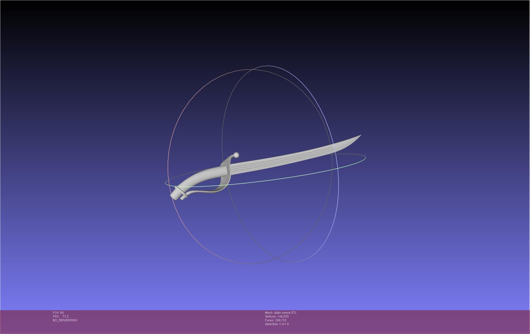 Re-Creators Altair Sword 3D print model_8