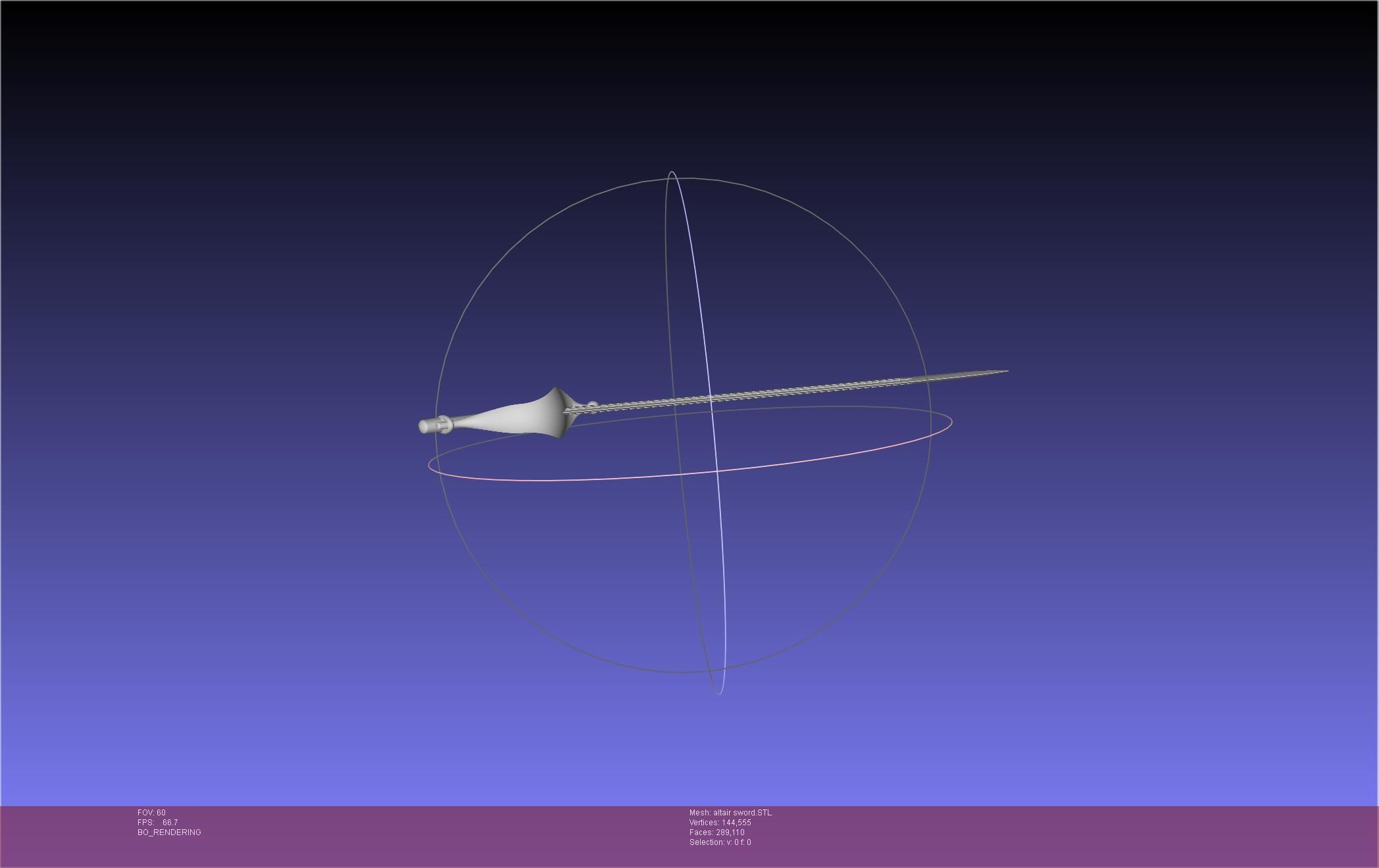 Re-Creators Altair Sword 3D print model_5