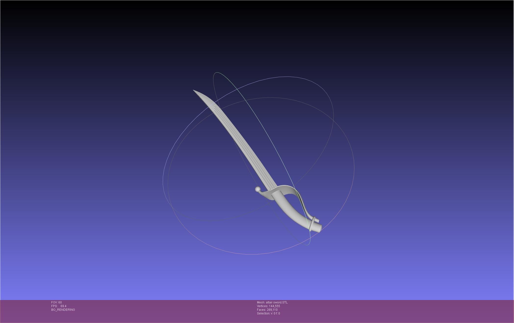 Re-Creators Altair Sword 3D print model_16