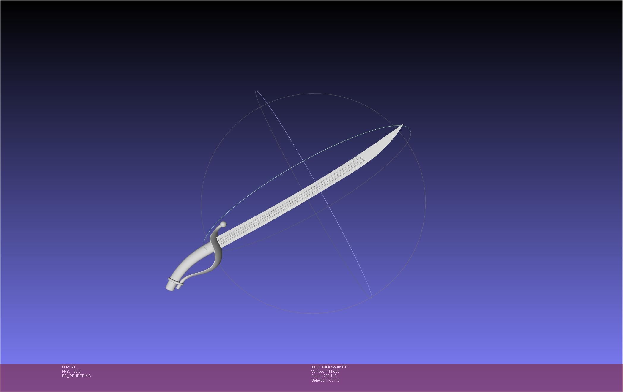 Re-Creators Altair Sword 3D print model_1