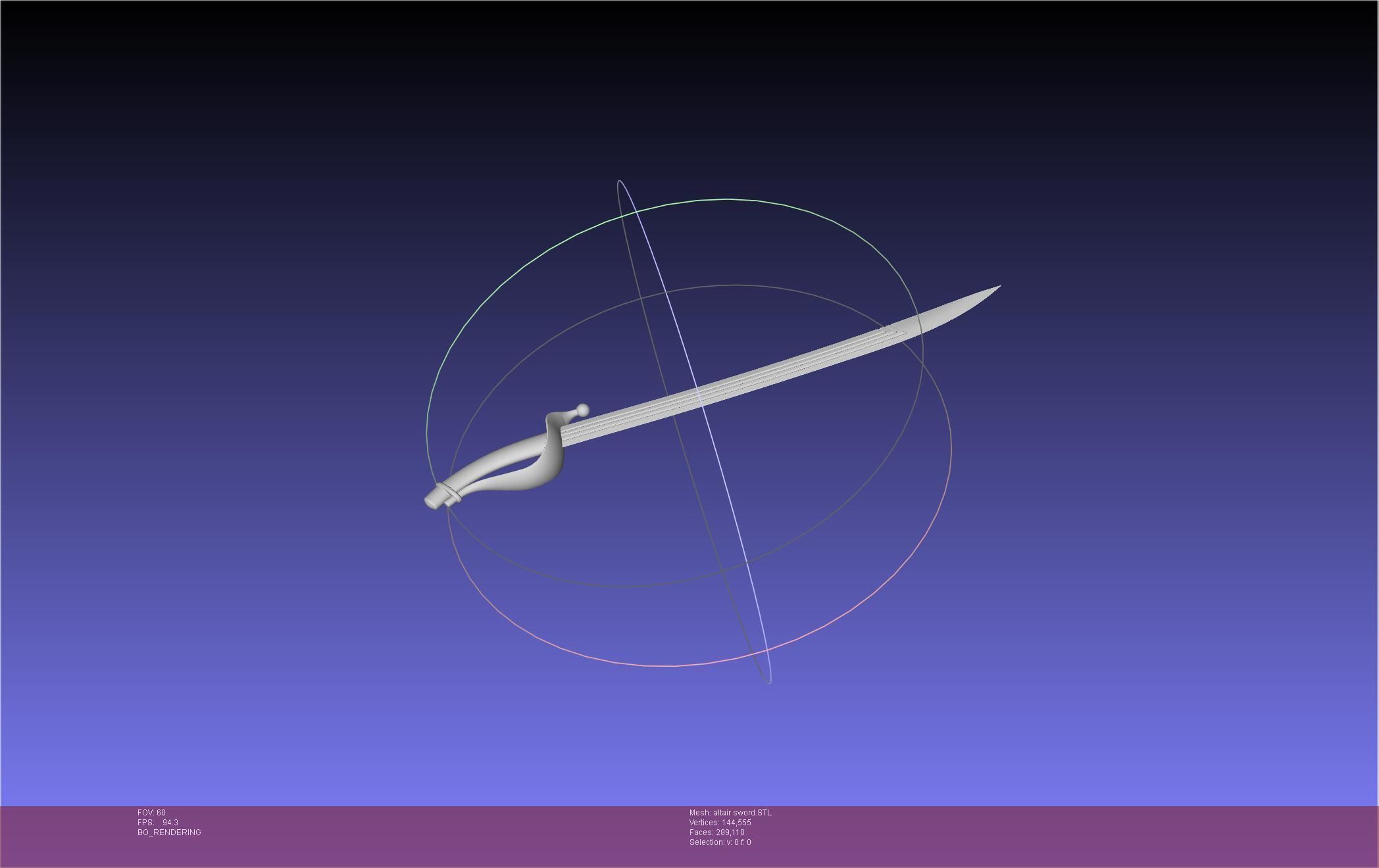 Re-Creators Altair Sword 3D print model_9