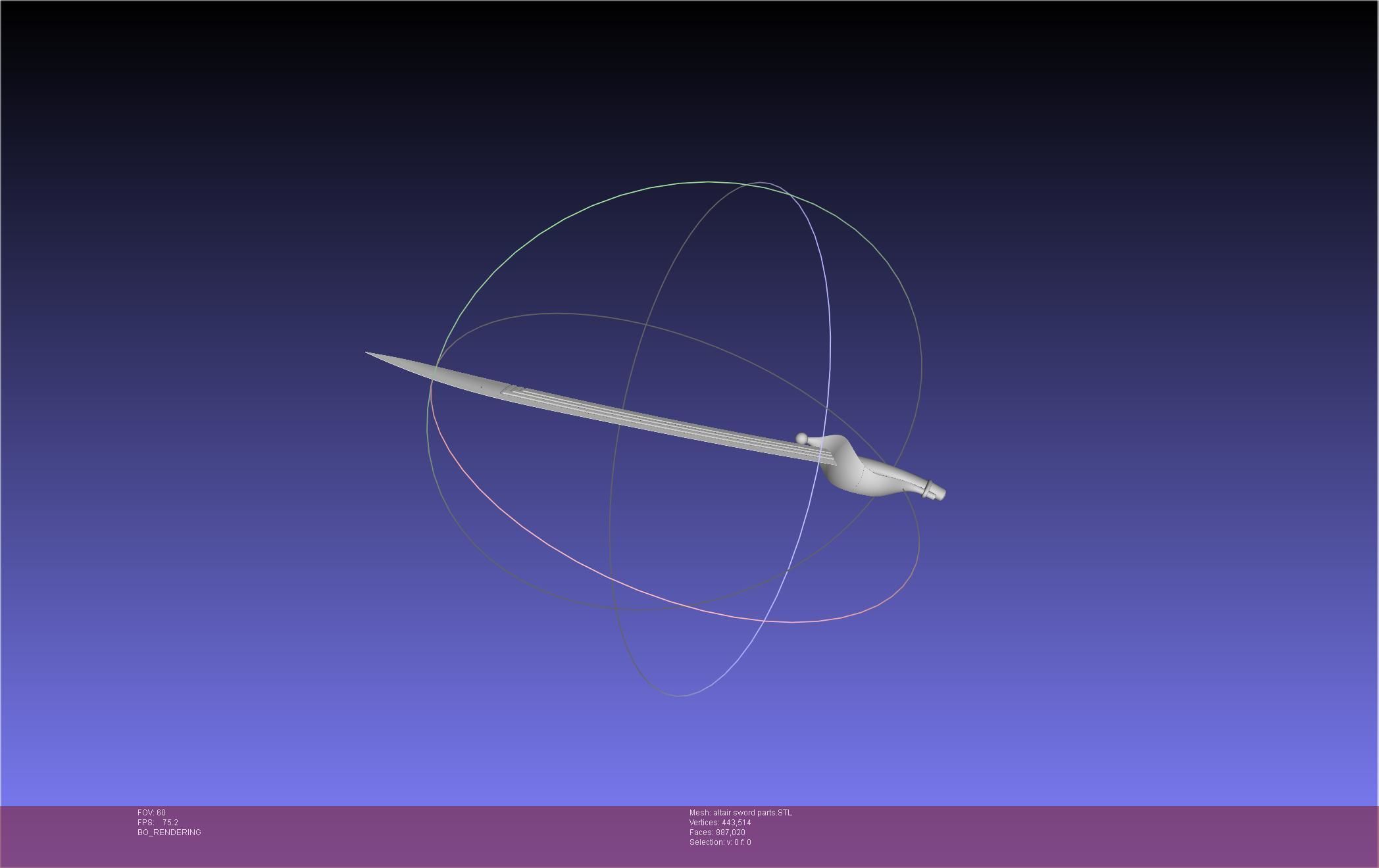 Re-Creators Altair Sword 3D print model_70