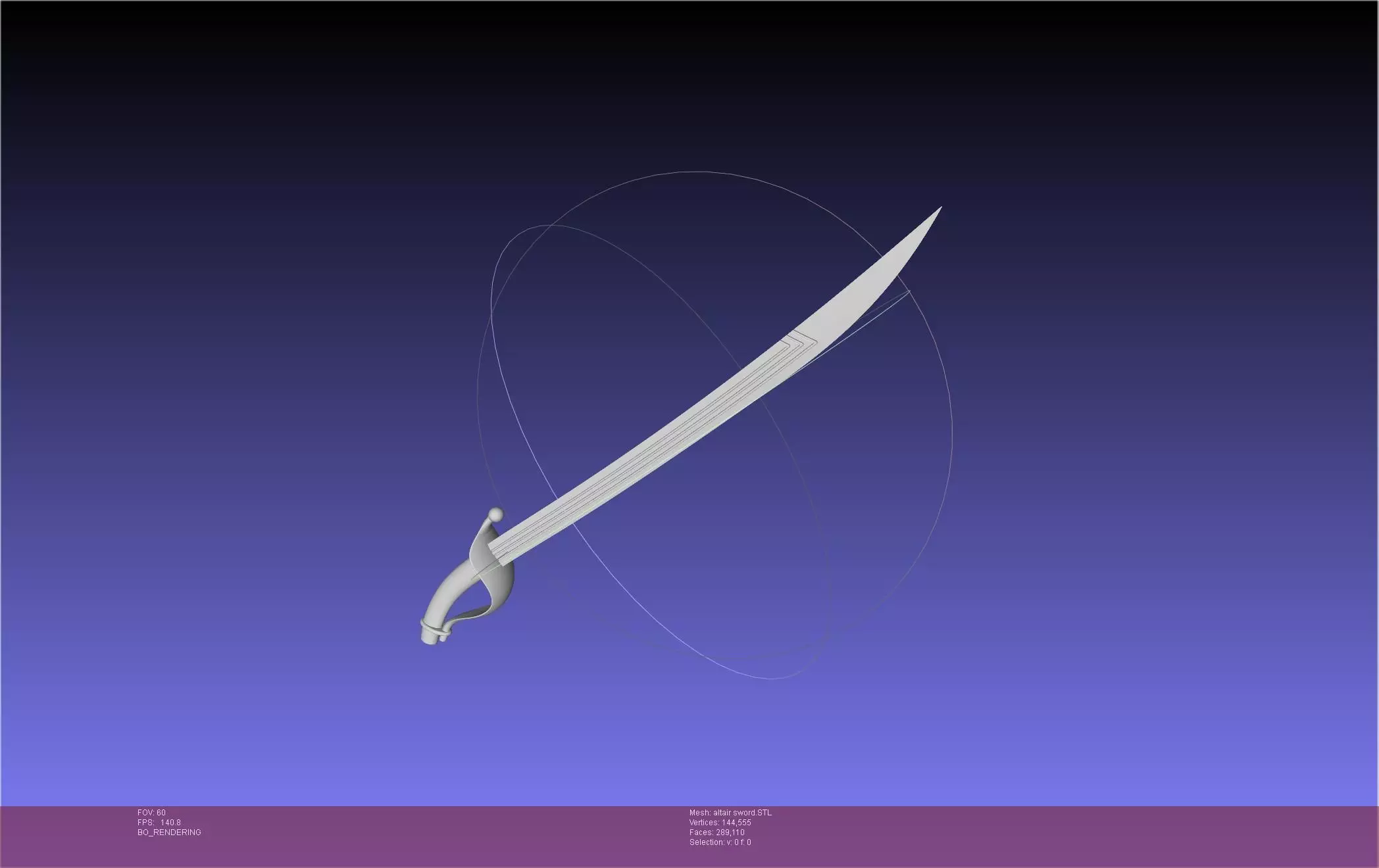 Re-Creators Altair Sword 3D print model_0