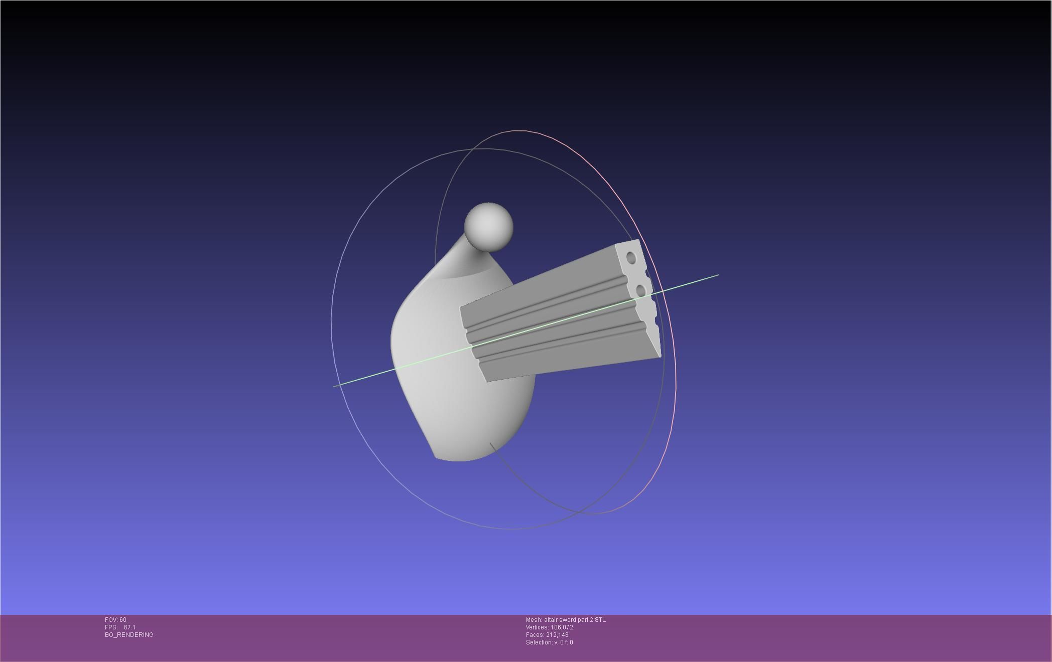 Re-Creators Altair Sword 3D print model_41