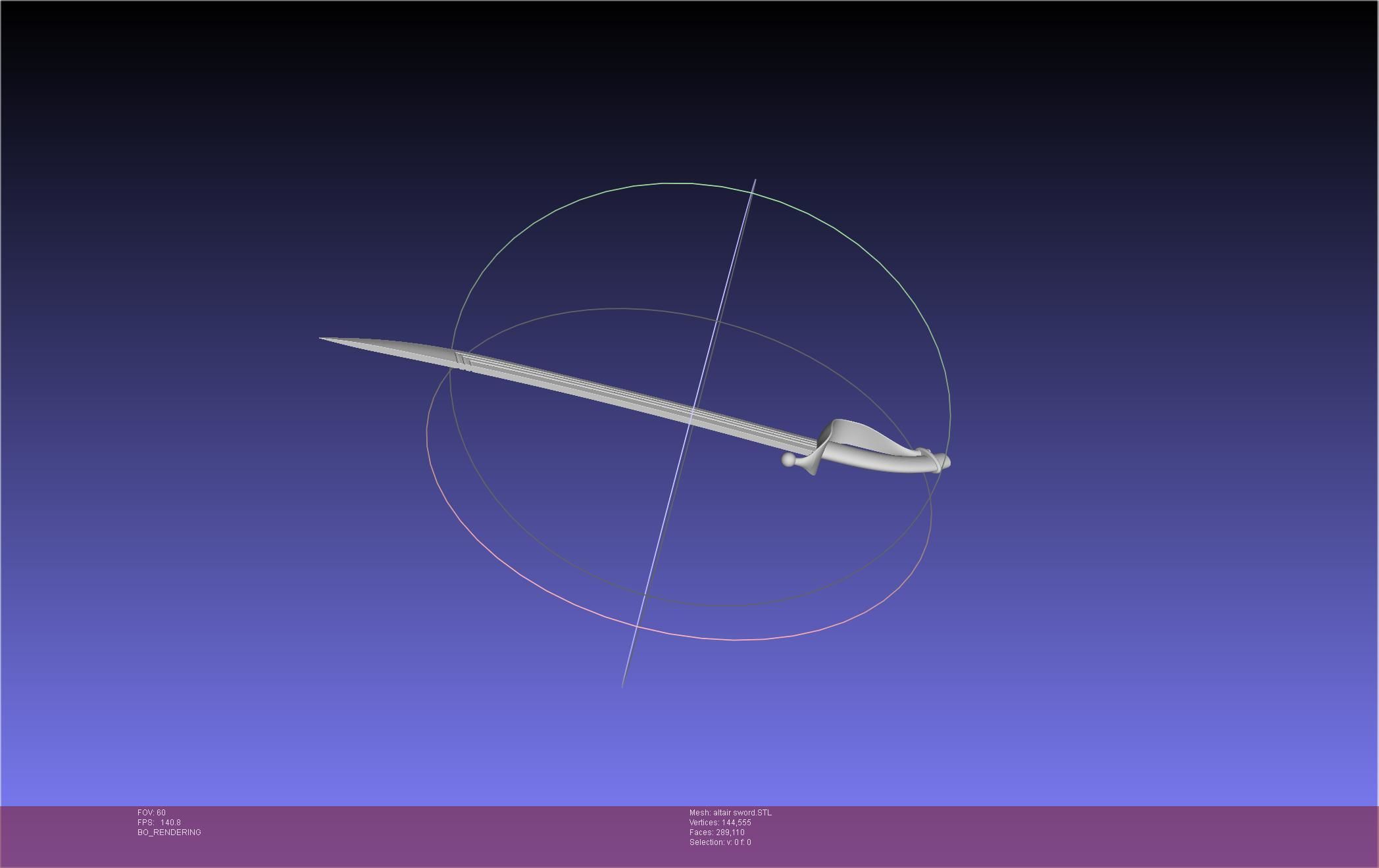 Re-Creators Altair Sword 3D print model_18