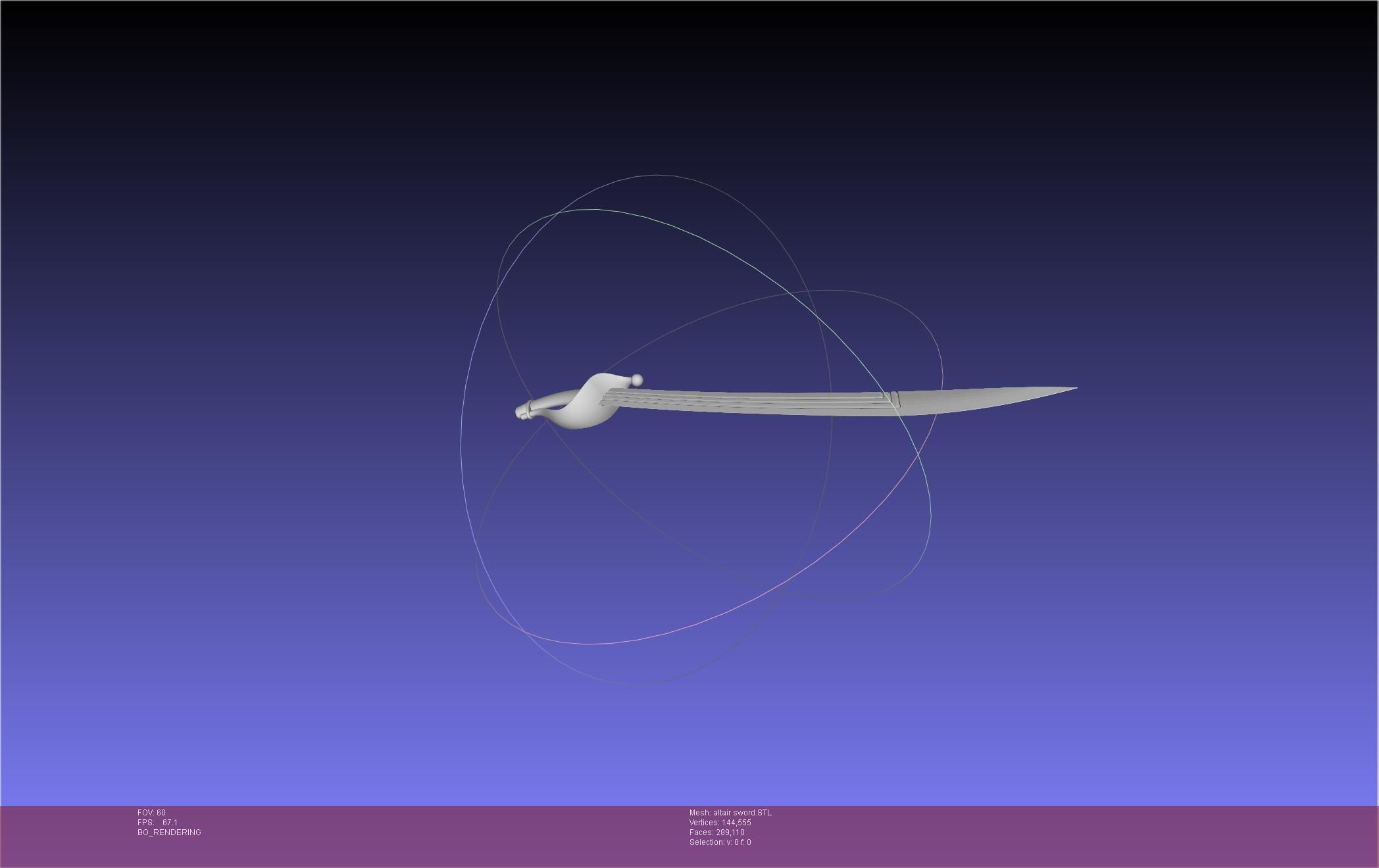 Re-Creators Altair Sword 3D print model_6