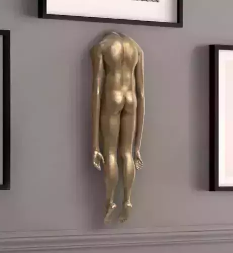 Walled Off - Human Figure Wall Sculpture Decor 