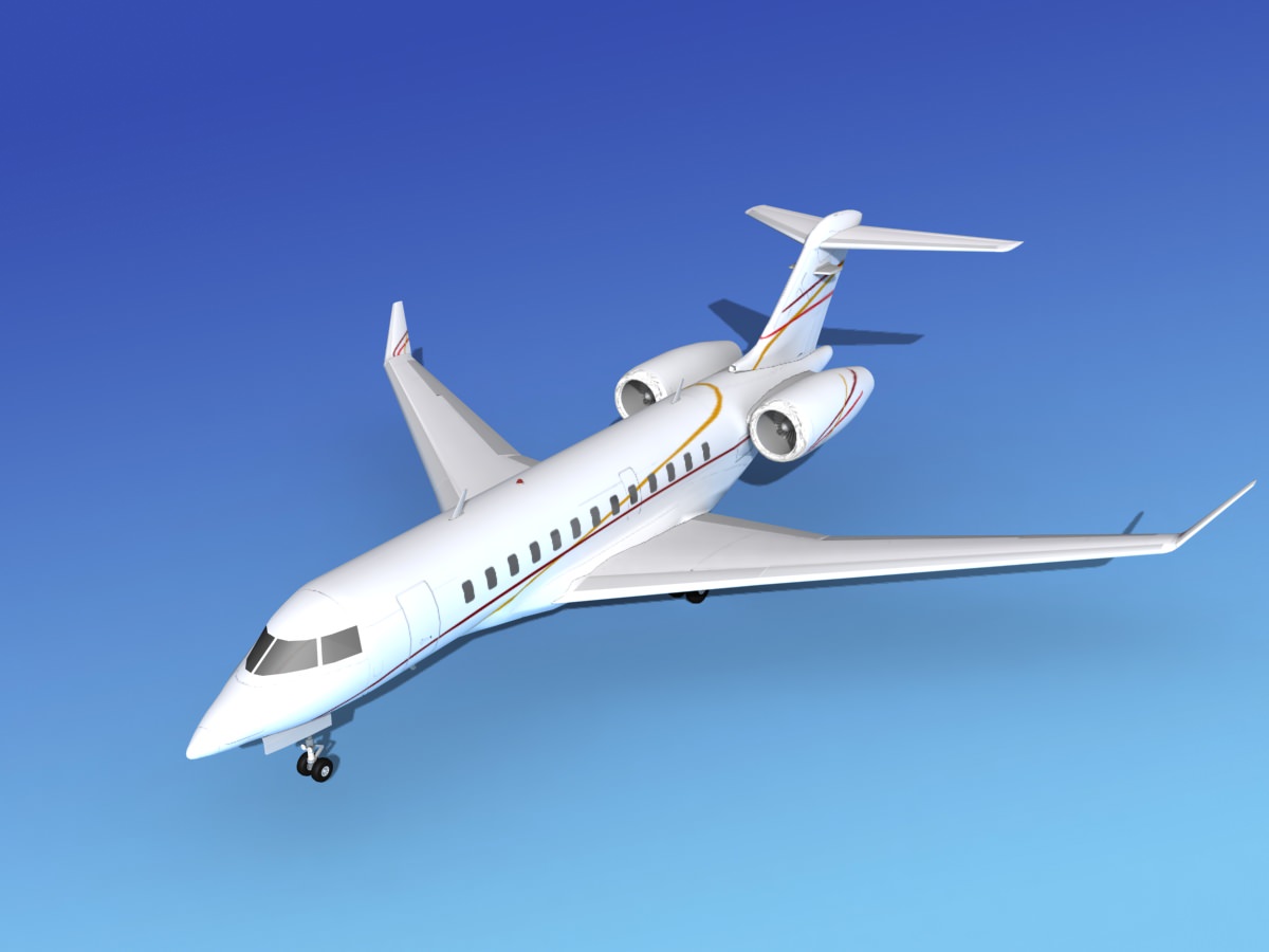 Global Express XRS V11 3D model_8
