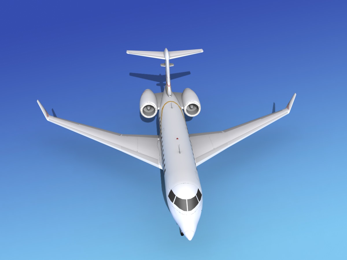 Global Express XRS V11 3D model_9