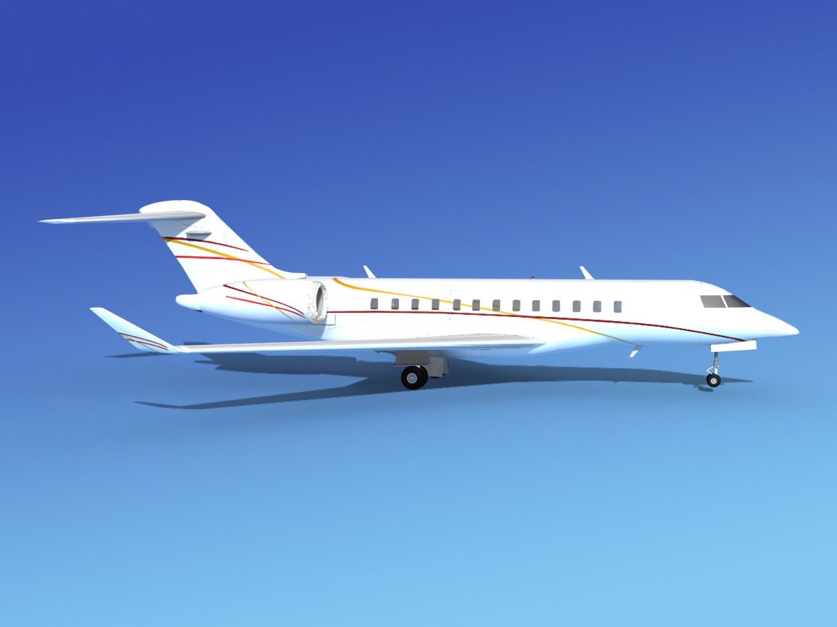 Global Express XRS V11 3D model_1
