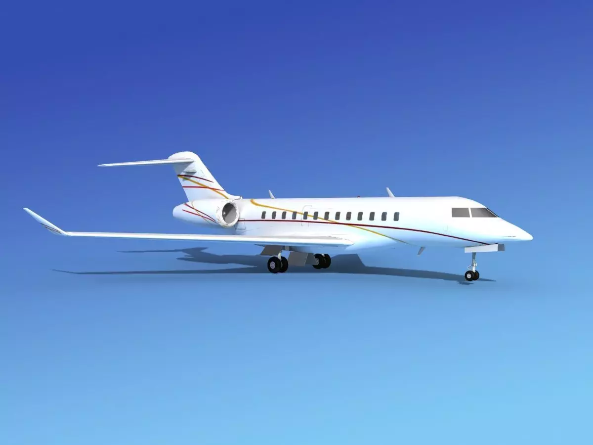 Global Express XRS V11 3D model_0
