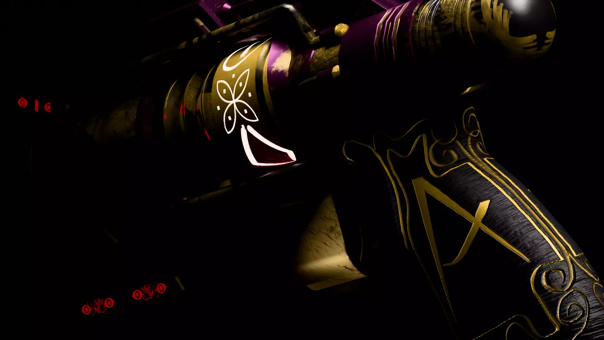 wingman apex pistol Low-poly 3D model_0