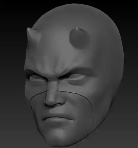 daredevil comic headsculpt 