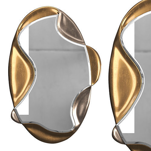 Bliss Wall Mirror 3D model
