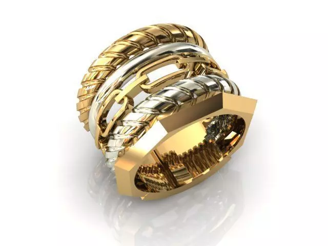 Portofino Ring 3D print model_0