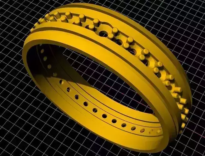 Eternity Band Ring 3dm file