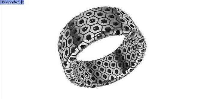 Ring octagon 3D print model