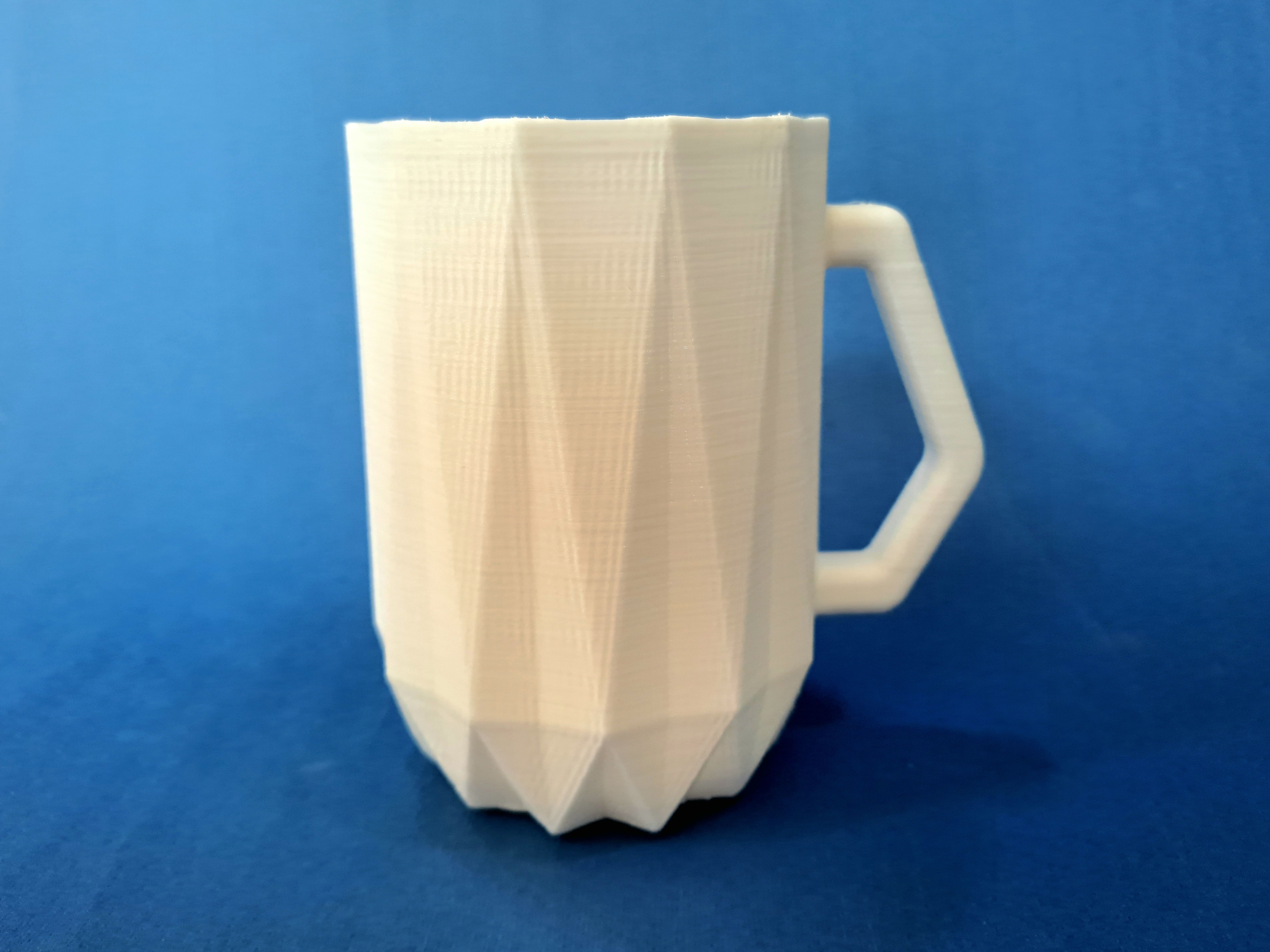 Lowpoly Mug 3D print model_2
