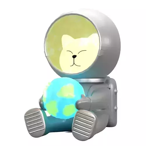 Cute Cat Space Suit  3D stl 