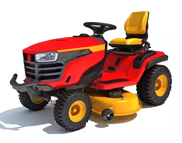 Lawn Mower Tractor 3D model