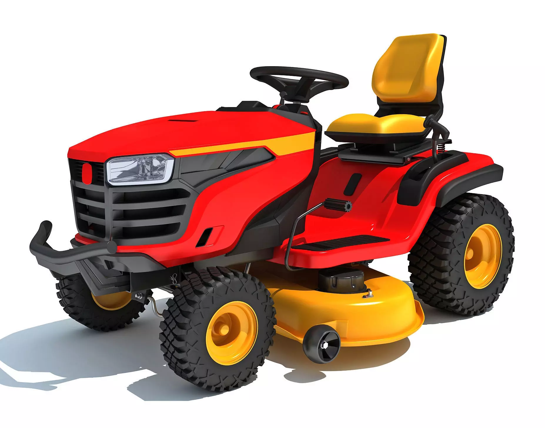 Lawn Mower Tractor 3D model