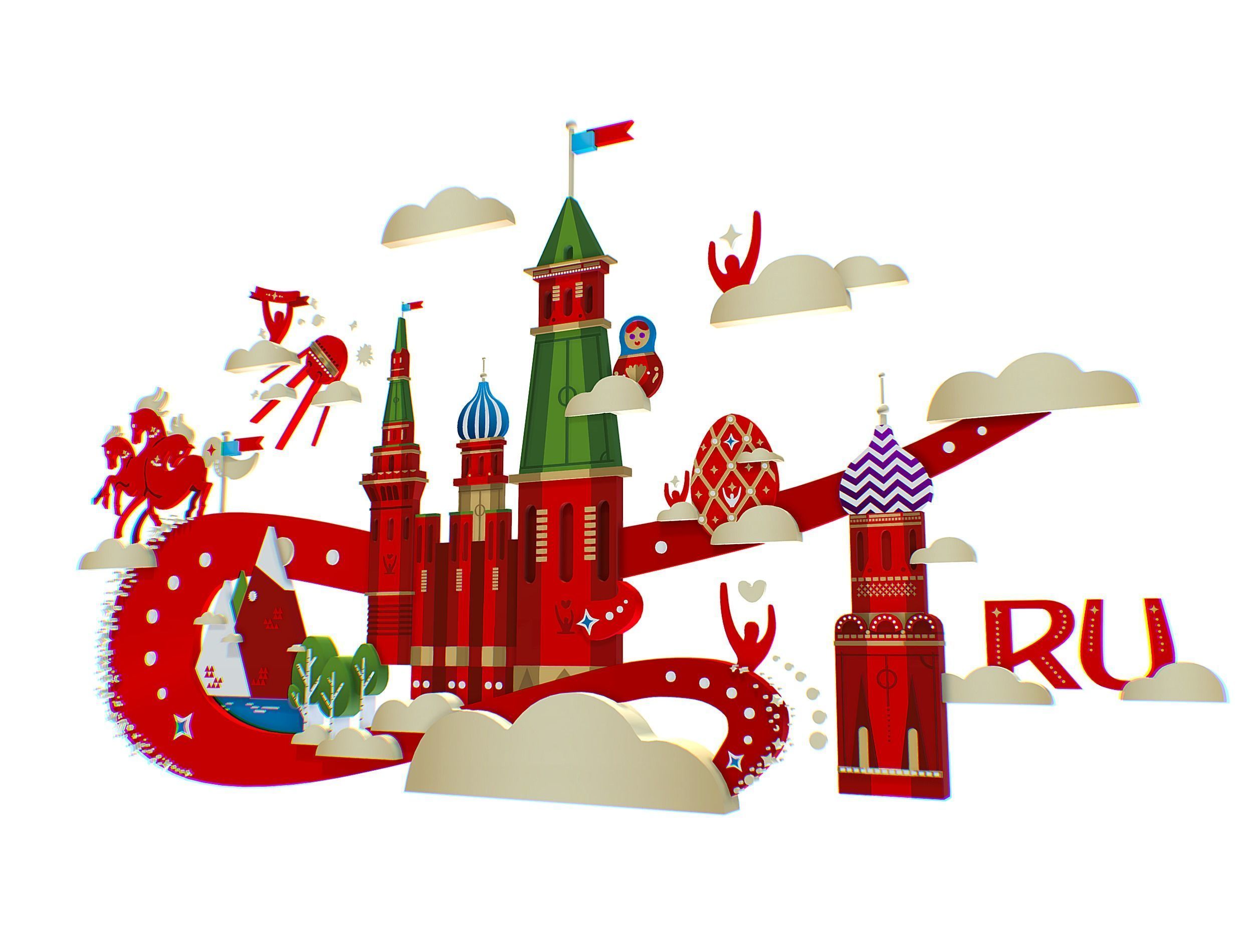 Russian classical Ornament Symbol Art Texture_2