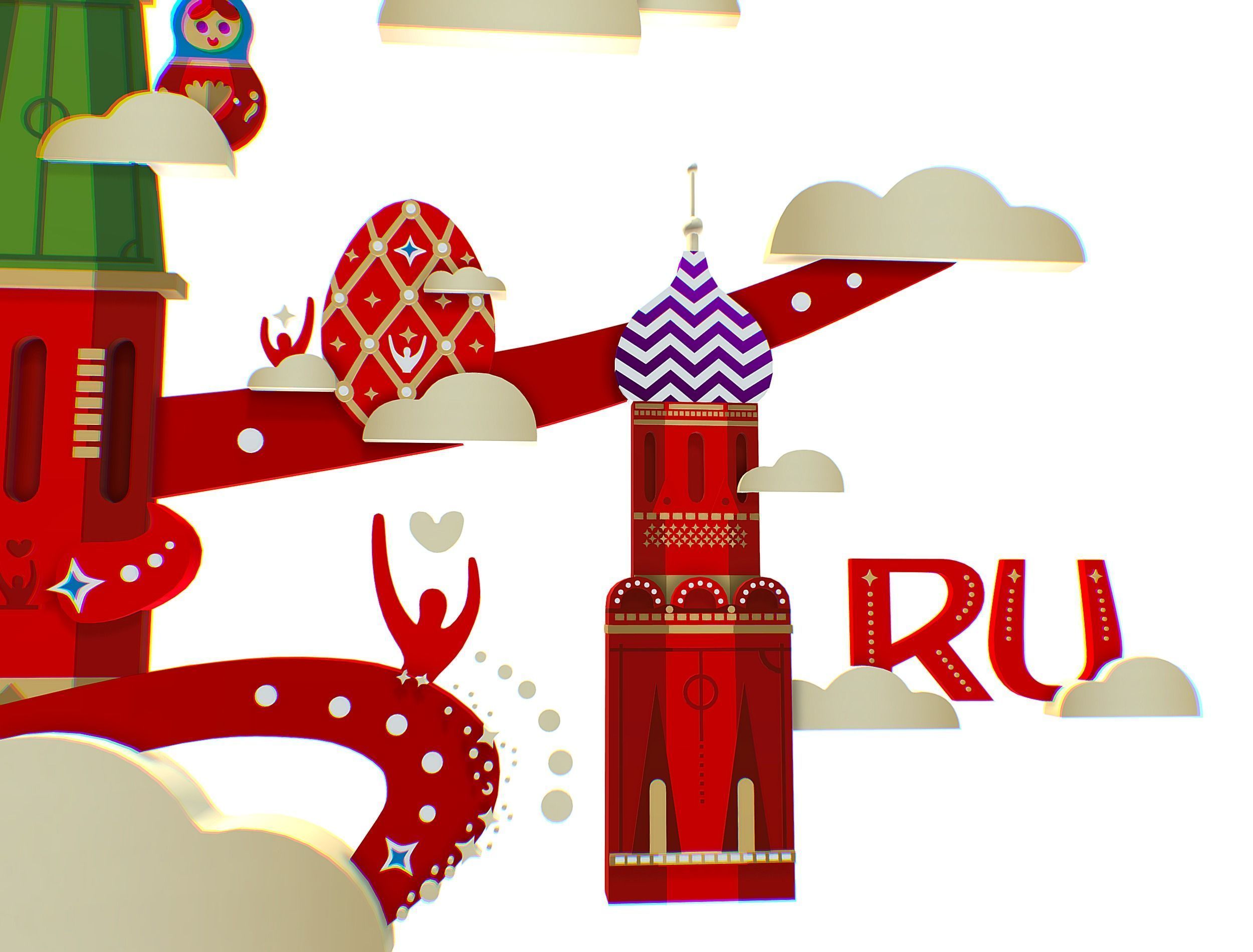 Russian classical Ornament Symbol Art Texture_10