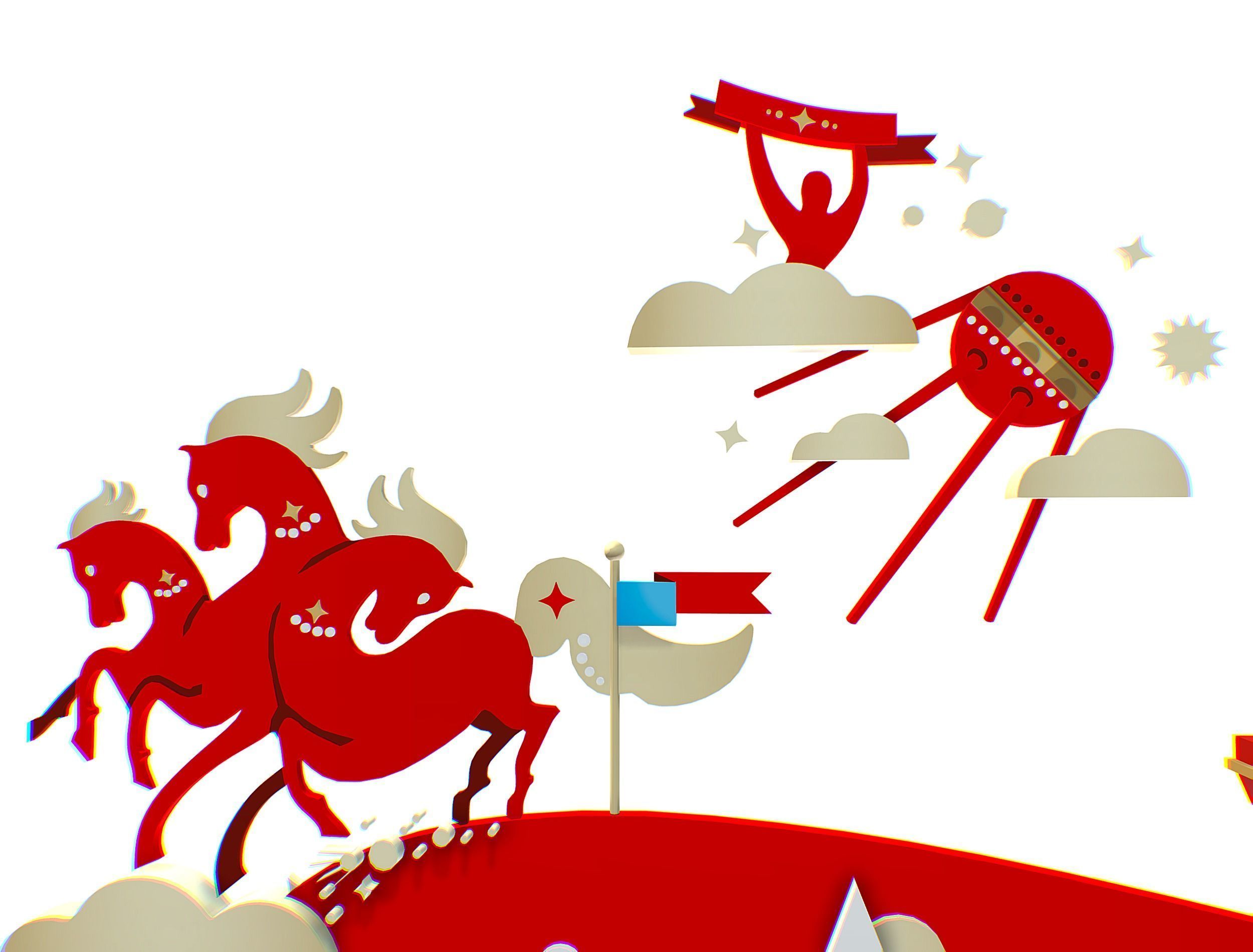 Russian classical Ornament Symbol Art Texture_3