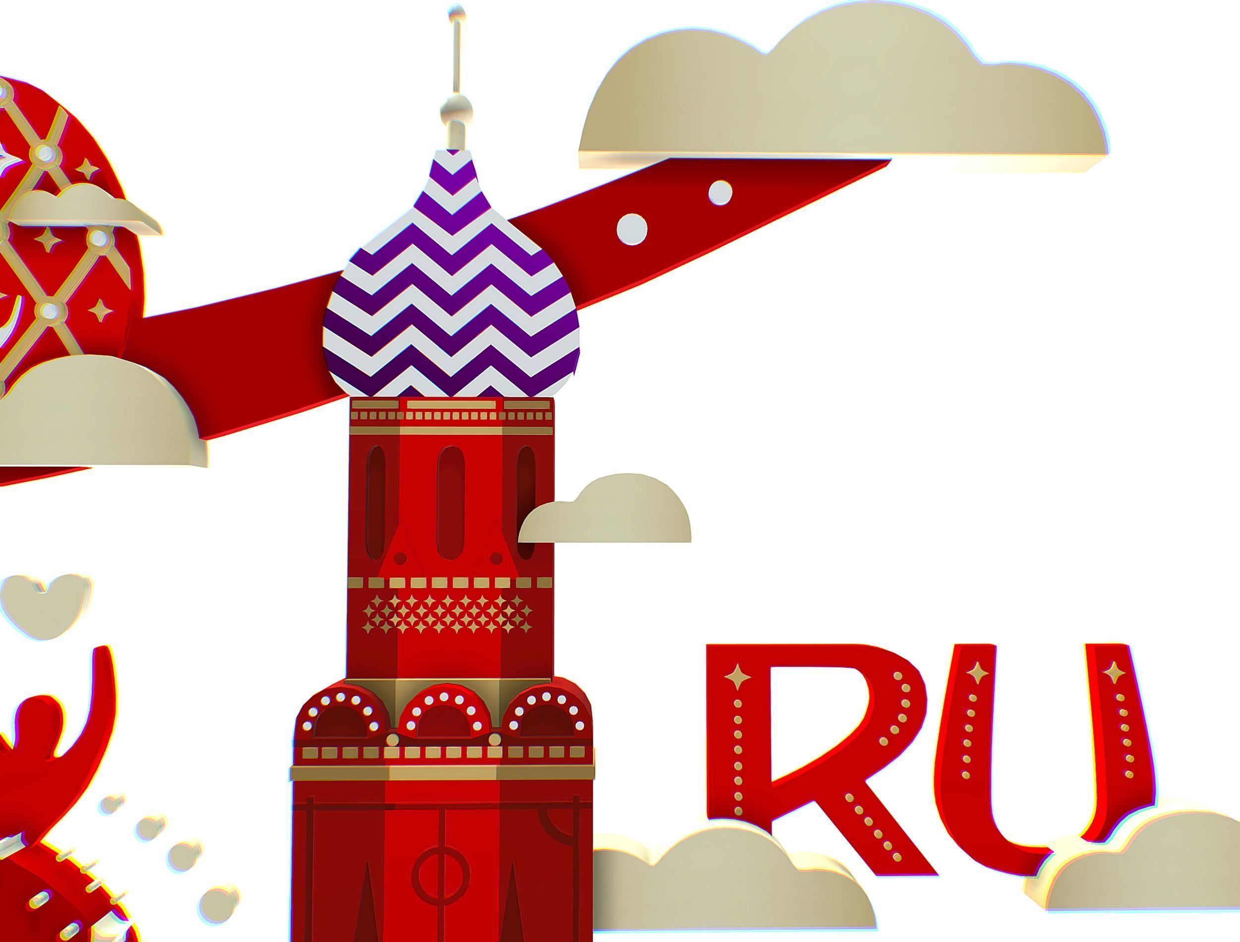 Russian classical Ornament Symbol Art Texture_12