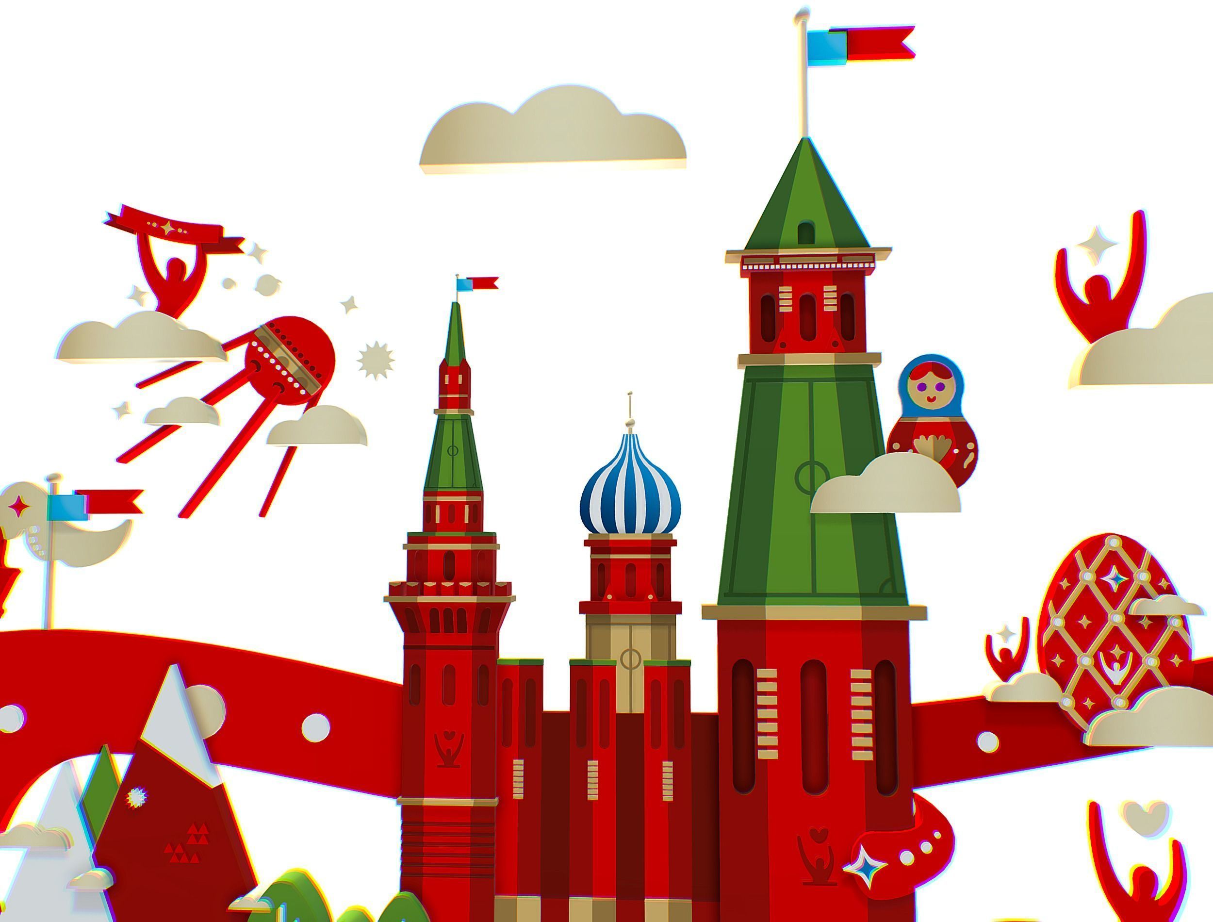 Russian classical Ornament Symbol Art Texture_6