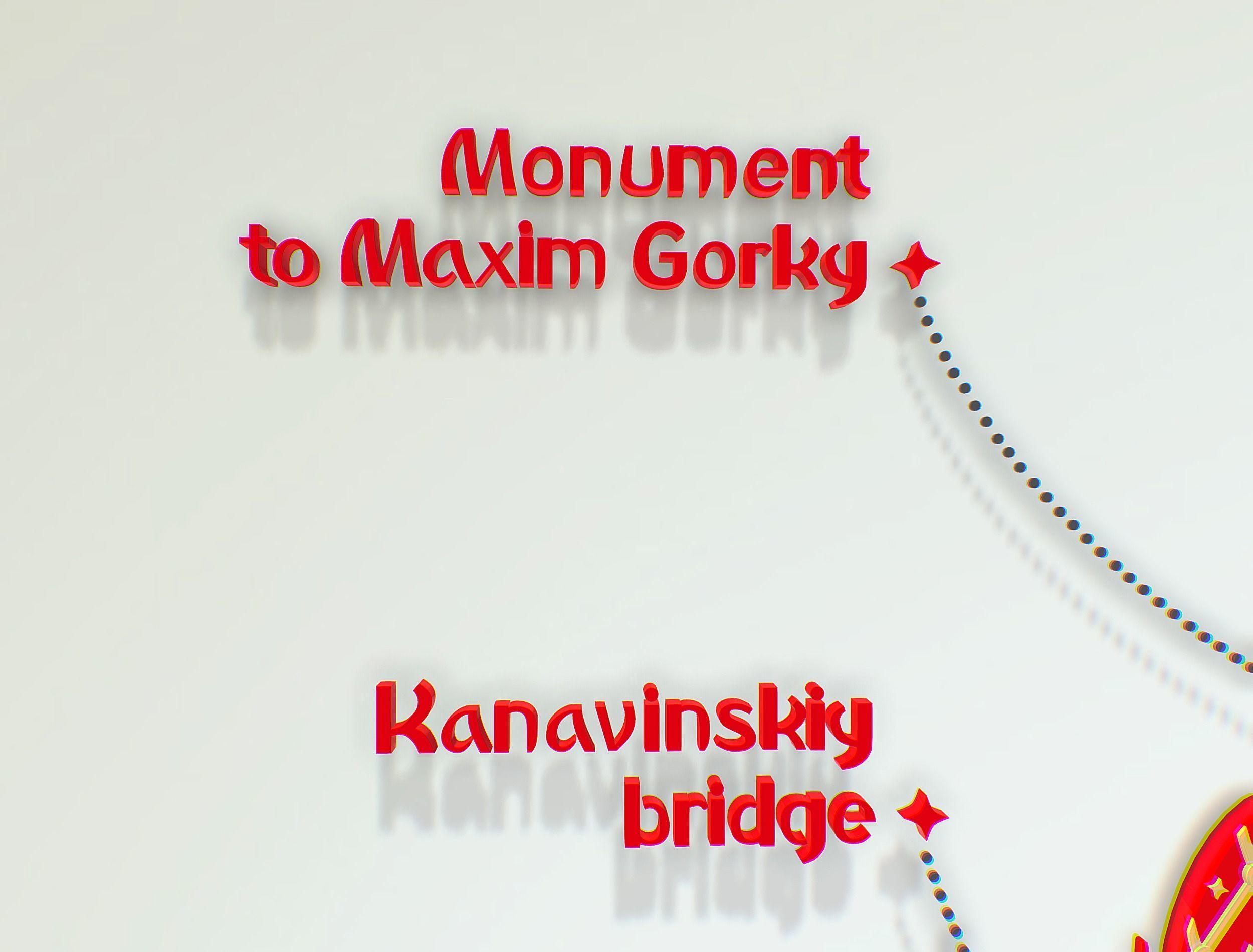 Russian classic Ornament Symbol NIZHNY NOVGOROD Texture_3