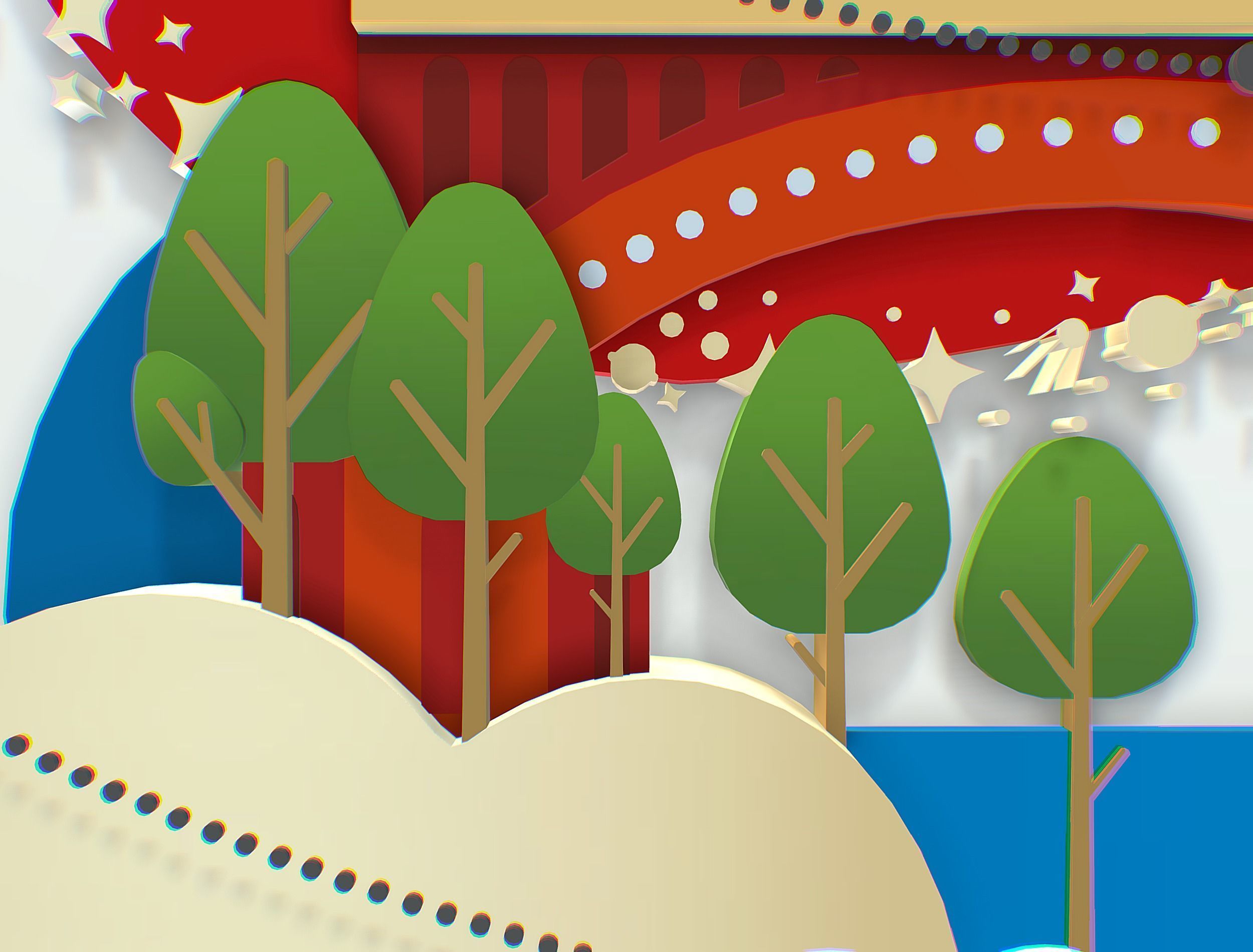 Russian classic Ornament Symbol NIZHNY NOVGOROD Texture_10