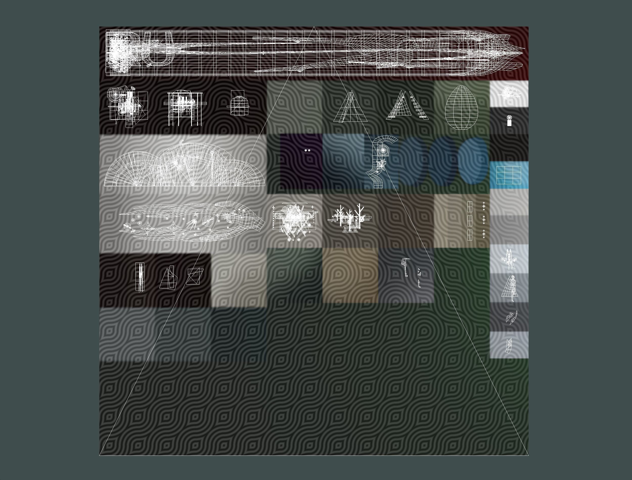 Russian classic Ornament Symbol NIZHNY NOVGOROD Texture_22