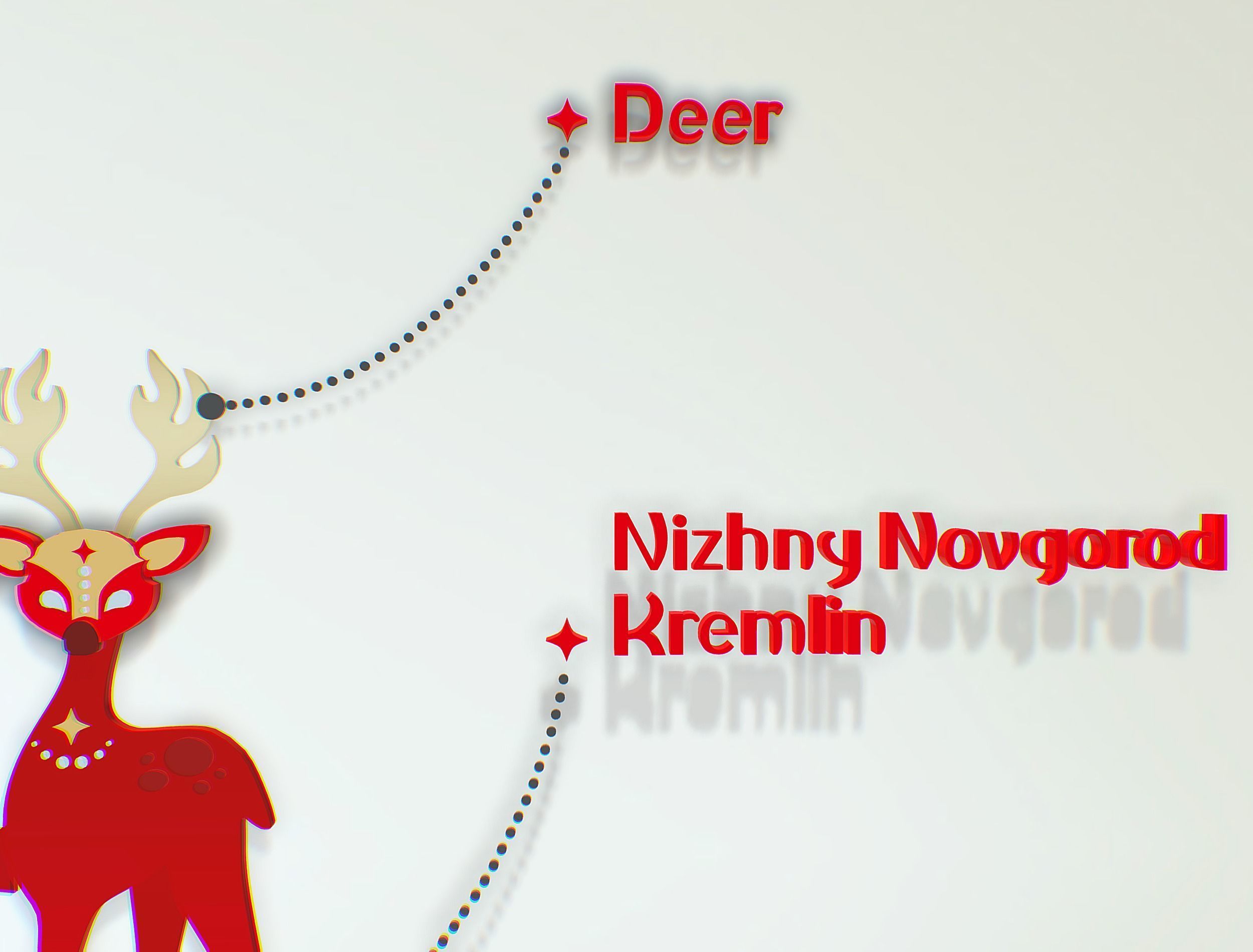 Russian classic Ornament Symbol NIZHNY NOVGOROD Texture_5