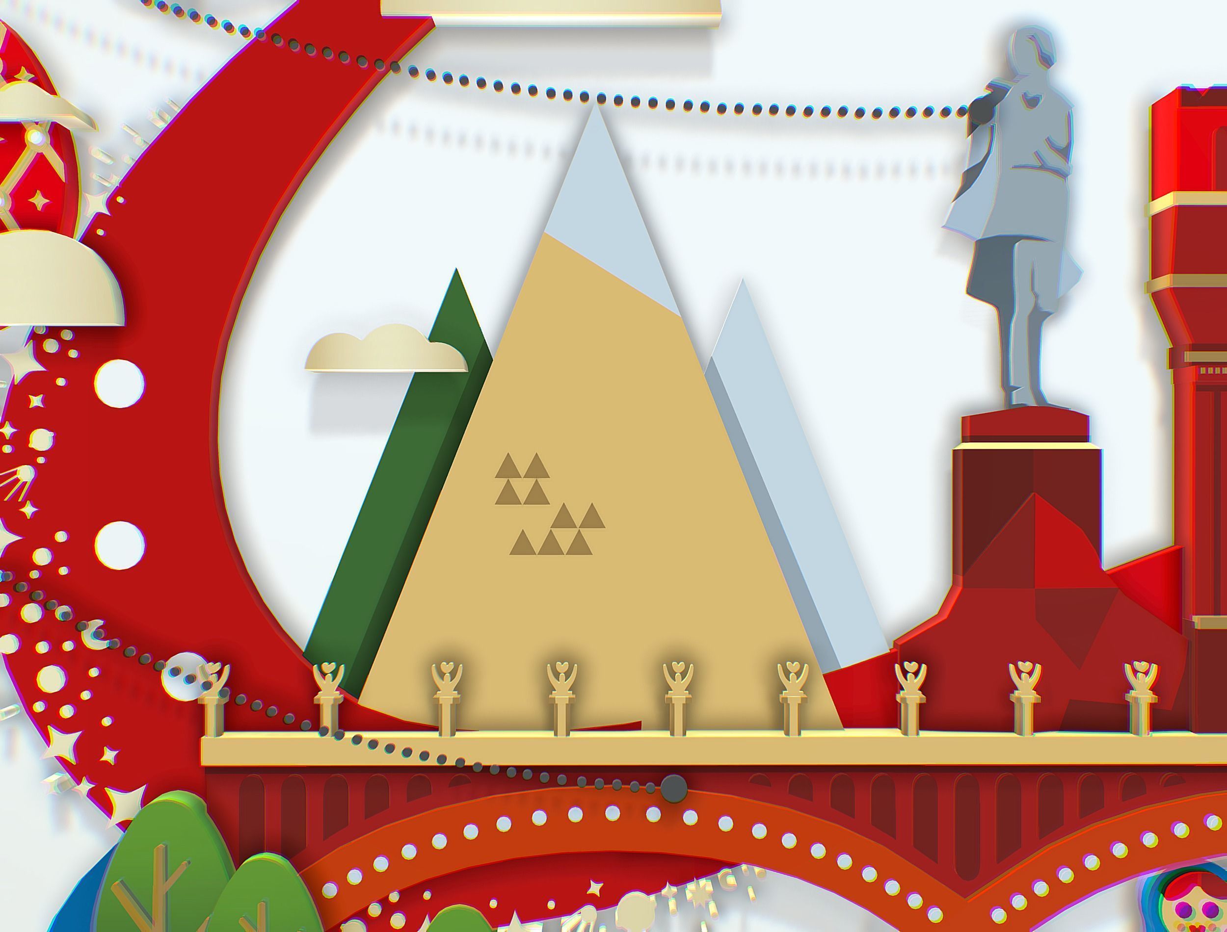 Russian classic Ornament Symbol NIZHNY NOVGOROD Texture_11