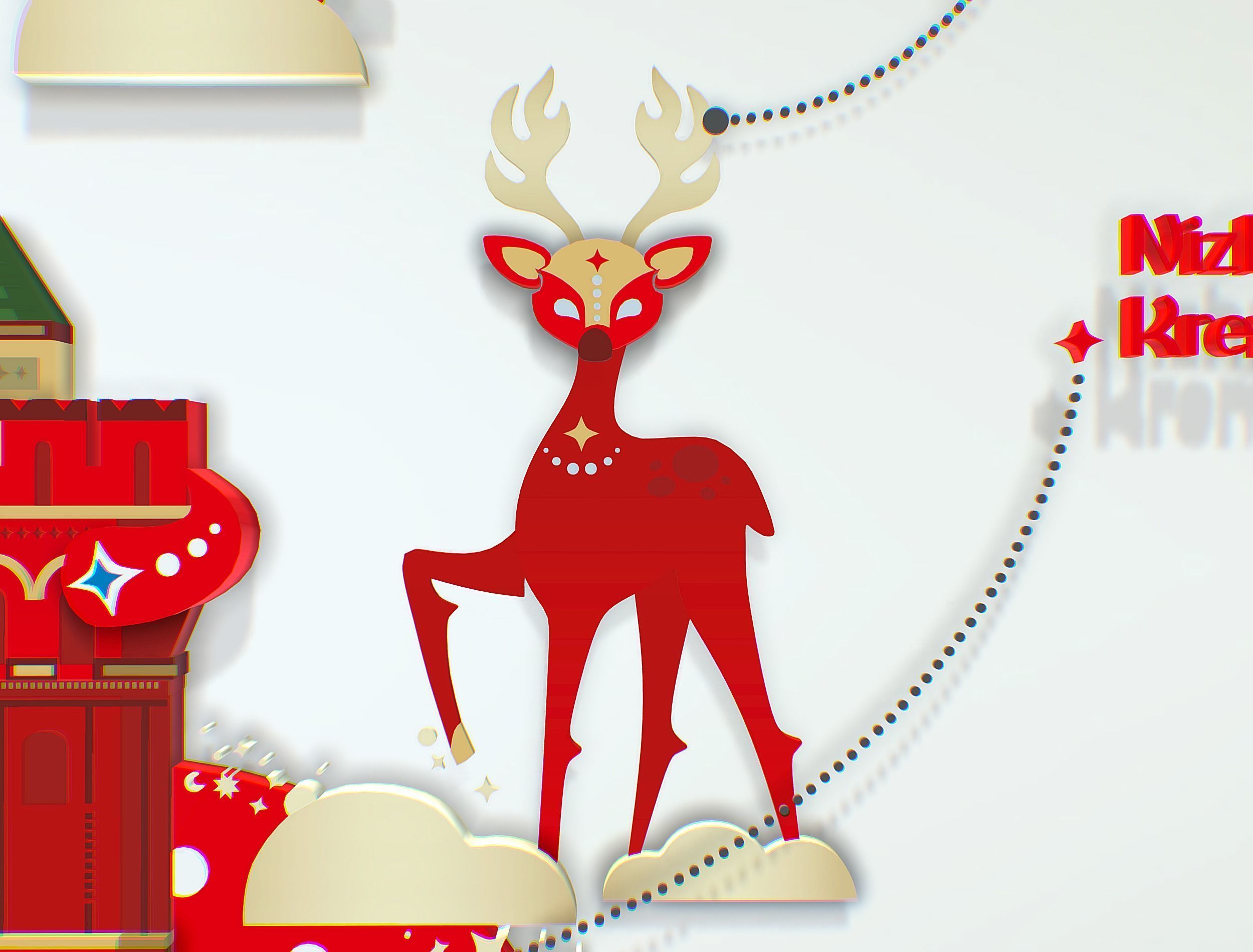 Russian classic Ornament Symbol NIZHNY NOVGOROD Texture_13