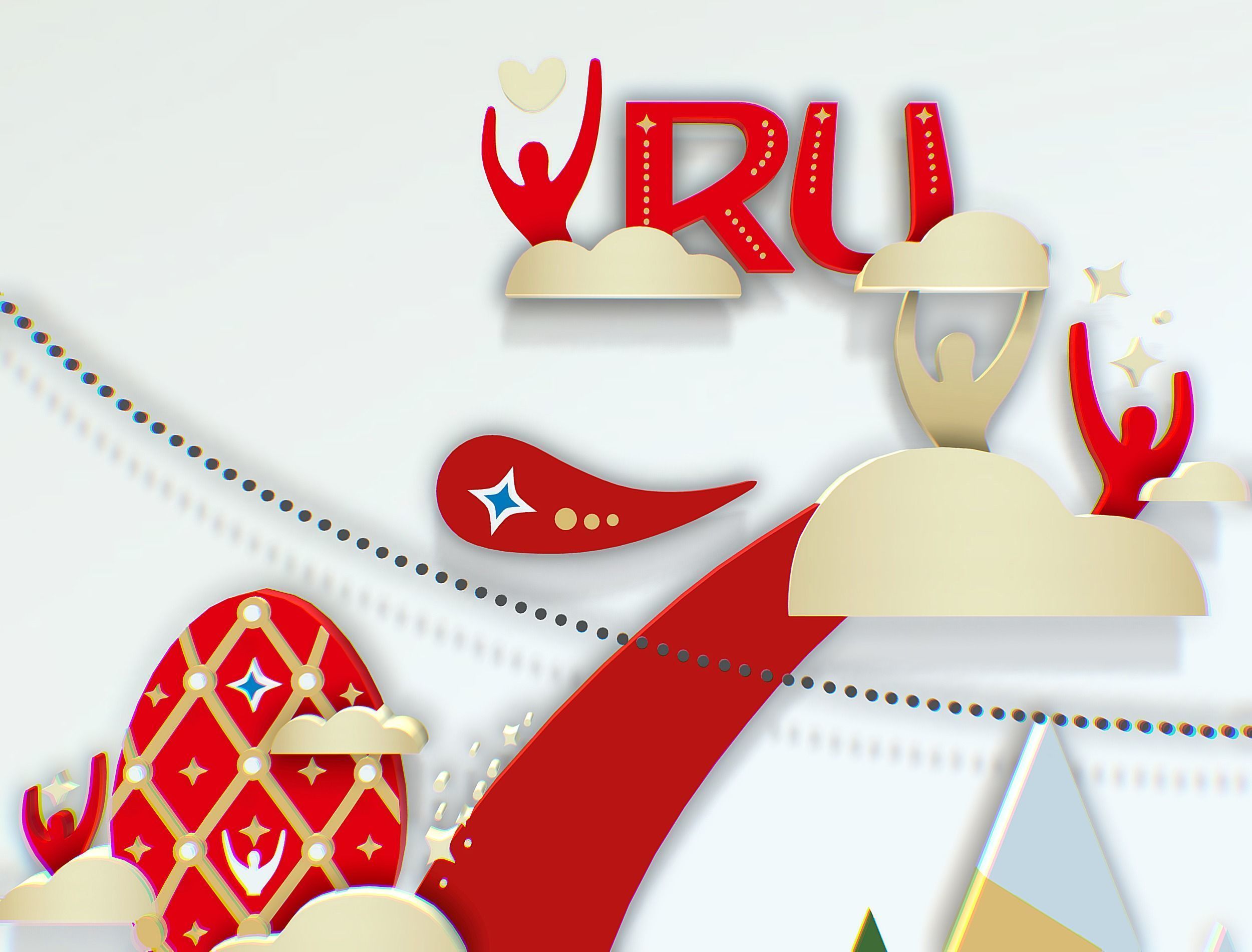 Russian classic Ornament Symbol NIZHNY NOVGOROD Texture_7