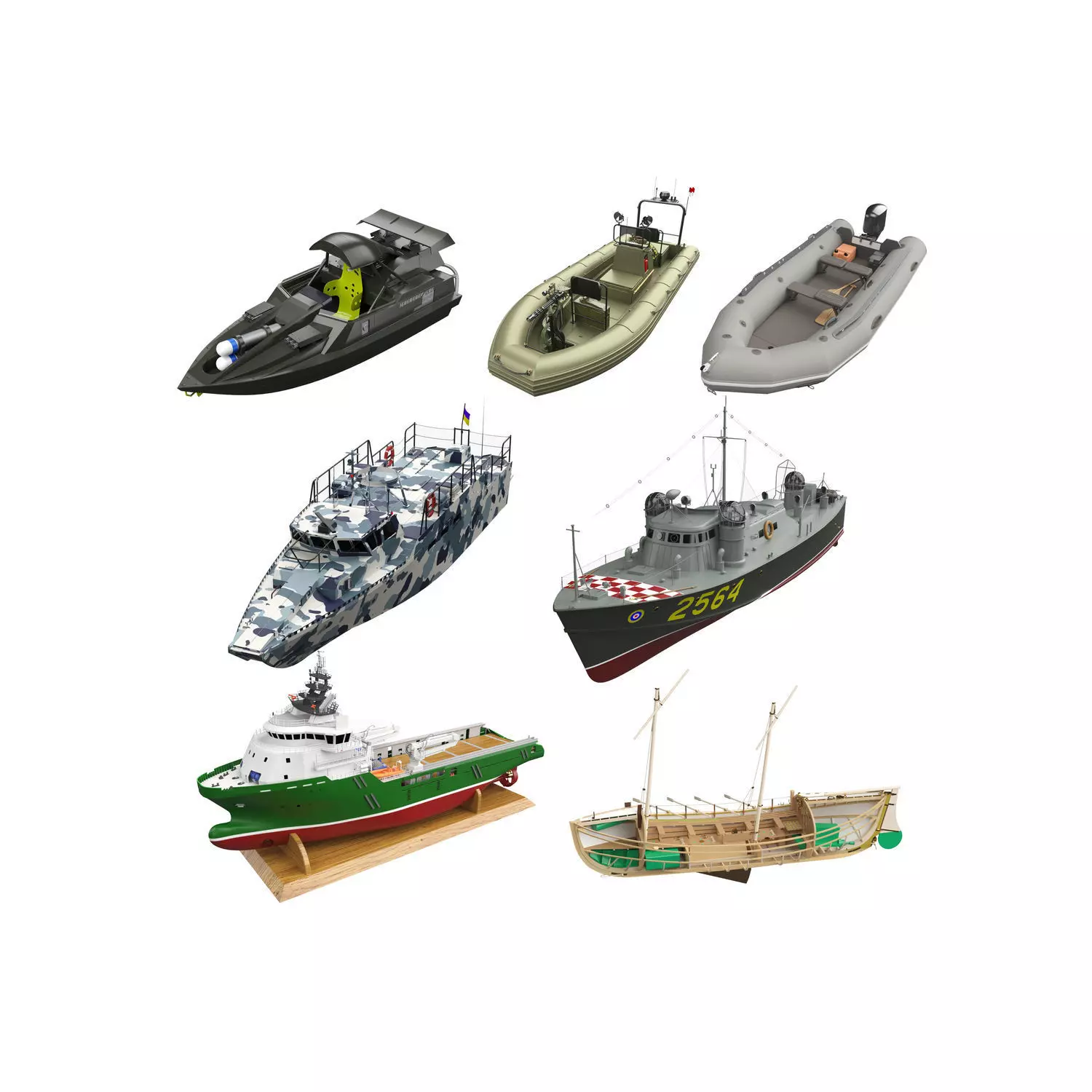 Boat Collection 7 in 1  _0