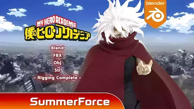 Tomura Shigaraki - My Hero Academia 3D model