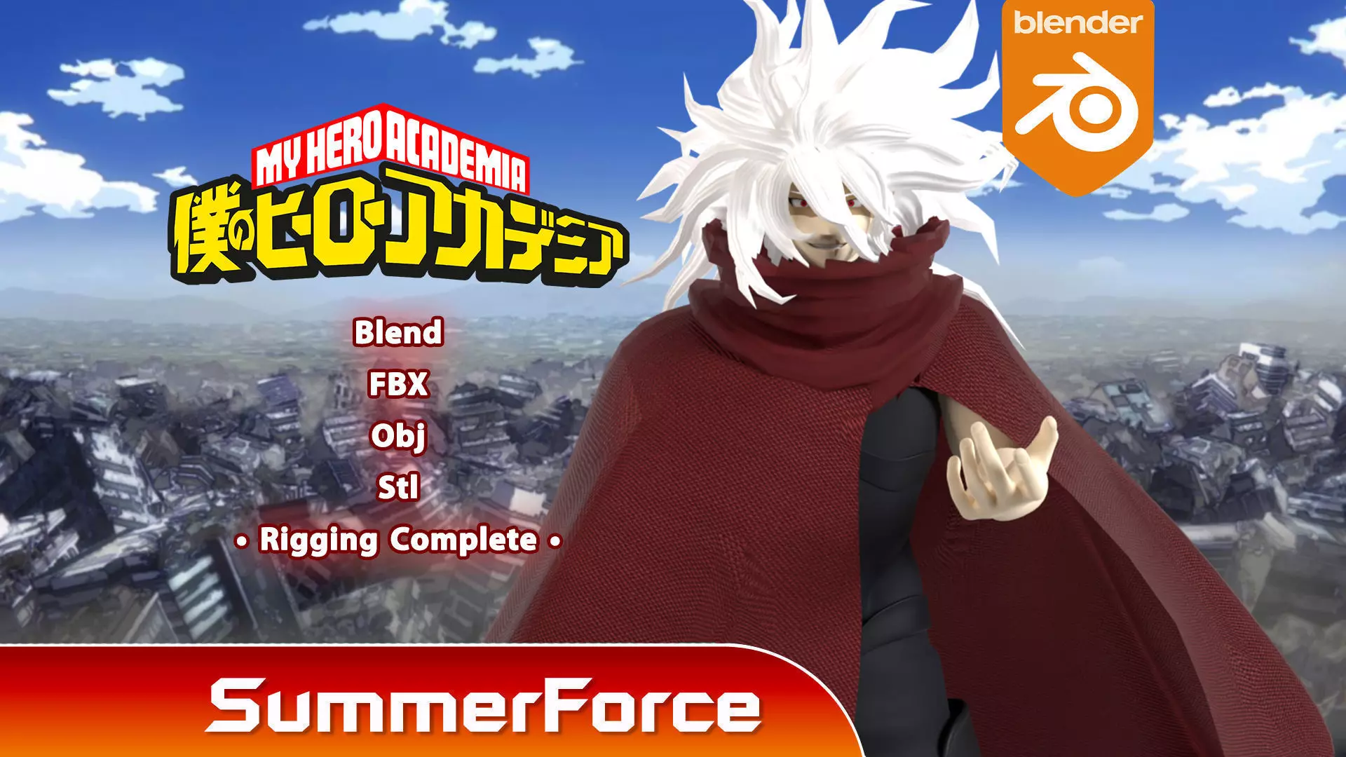 Tomura Shigaraki - My Hero Academia 3D model_0