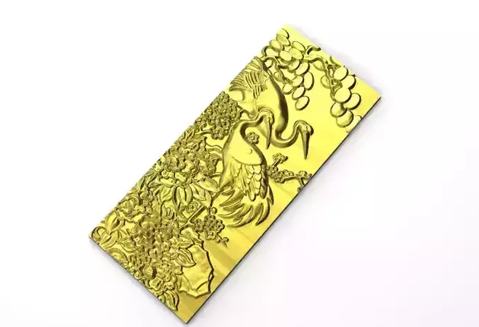 STORK 3D MODEL RELIEF