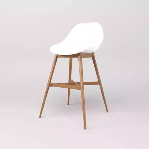 Bar stool white chair