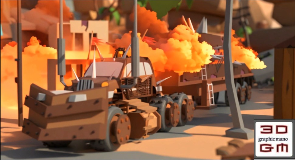 Low Poly Pack All  Assets CGmano 3D Model Collection_23