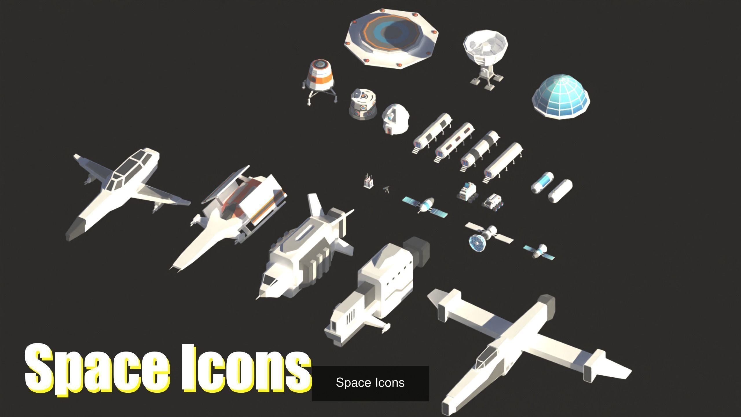 Low Poly Pack All  Assets CGmano 3D Model Collection_46