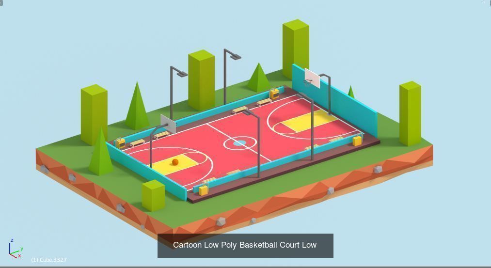 Low Poly Pack All  Assets CGmano 3D Model Collection_61