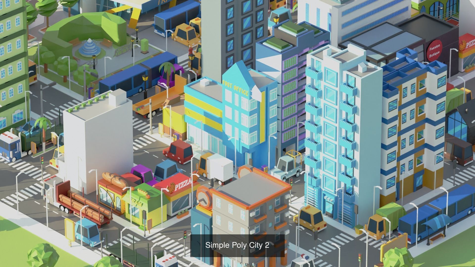 Low Poly Pack All  Assets CGmano 3D Model Collection_29