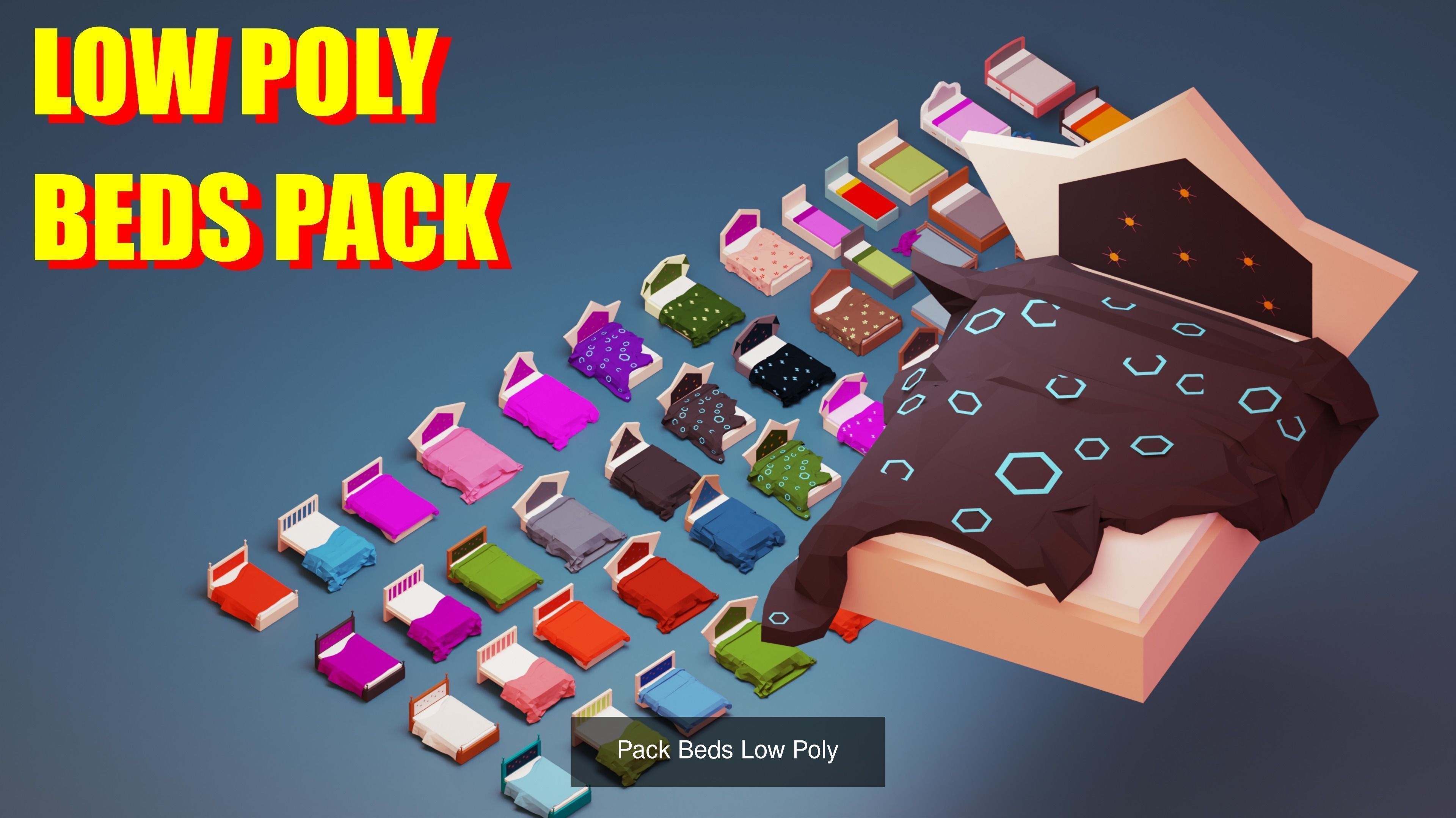 Low Poly Pack All  Assets CGmano 3D Model Collection_62