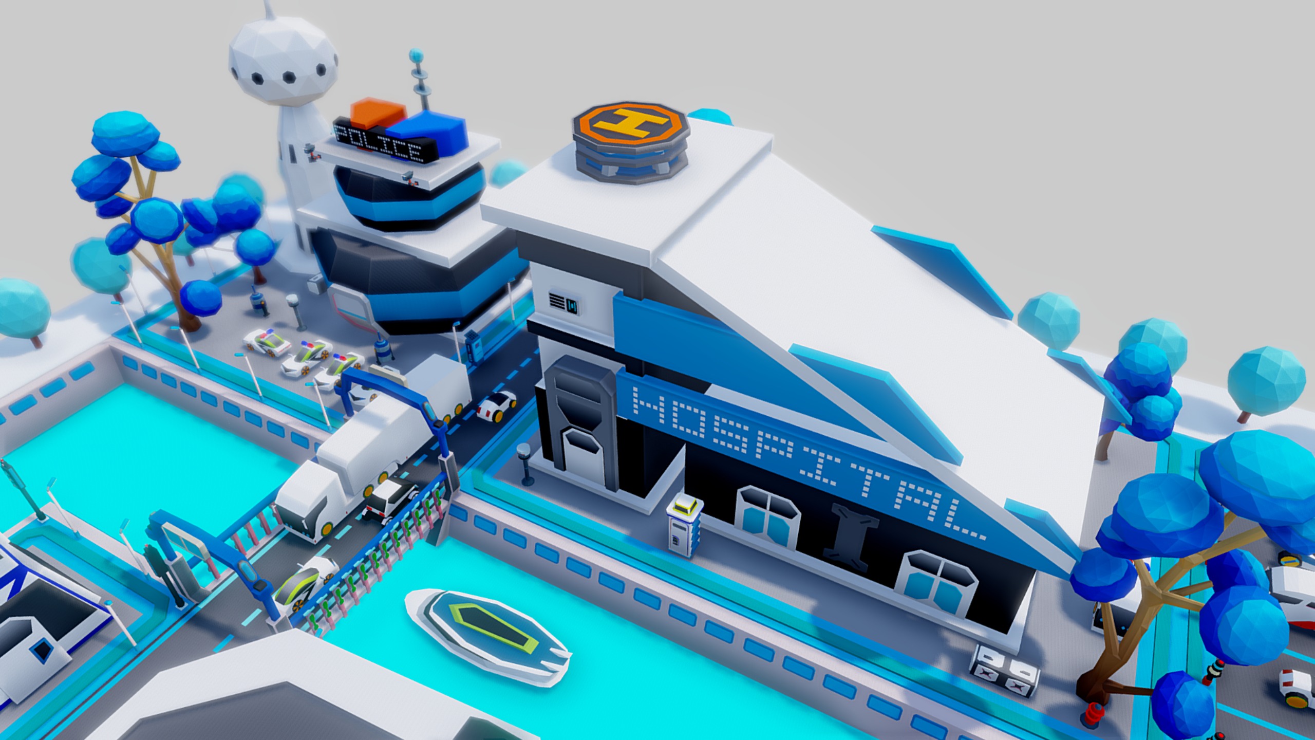 Low Poly Pack All  Assets CGmano 3D Model Collection_87