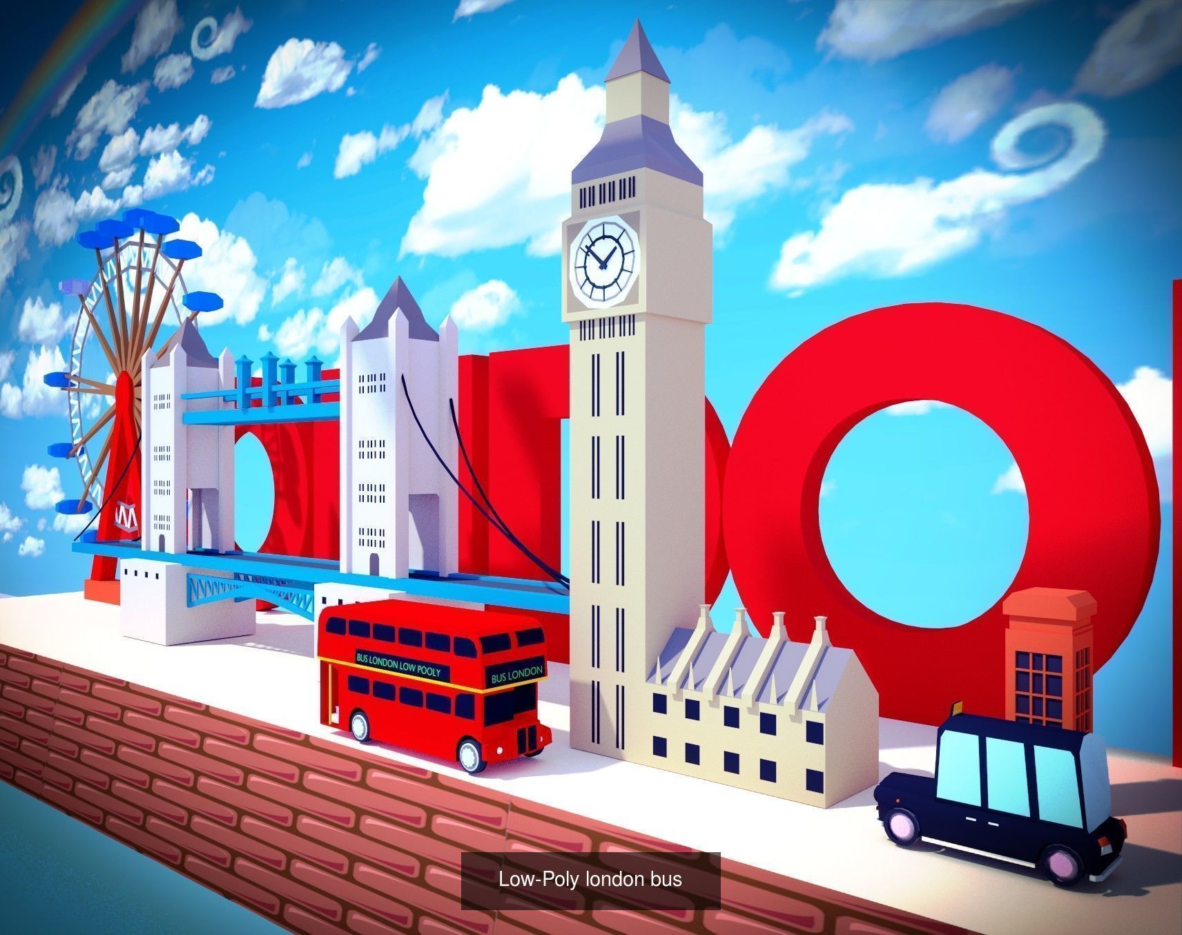 Low Poly Pack All  Assets CGmano 3D Model Collection_40