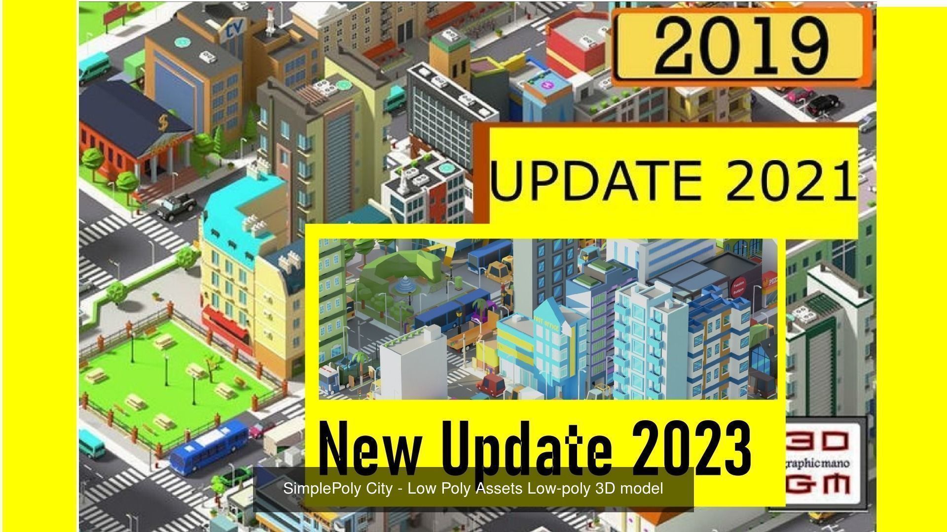 Low Poly Pack All  Assets CGmano 3D Model Collection_37